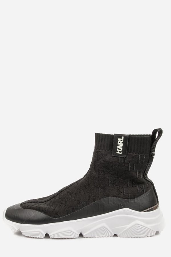 ΜΠΟΤΑΚΙΑ KARL LAGERFELD - K00 BLACK KNIT TEXTILE